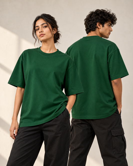 Bottle Green - Oversized T-Shirt