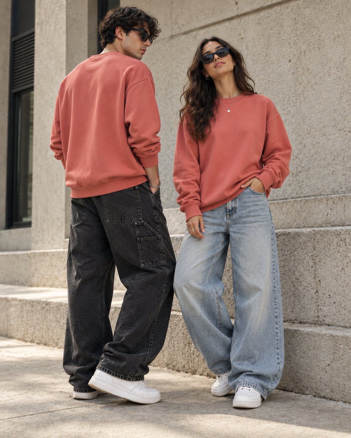 Coral - Regular Sweatshirt