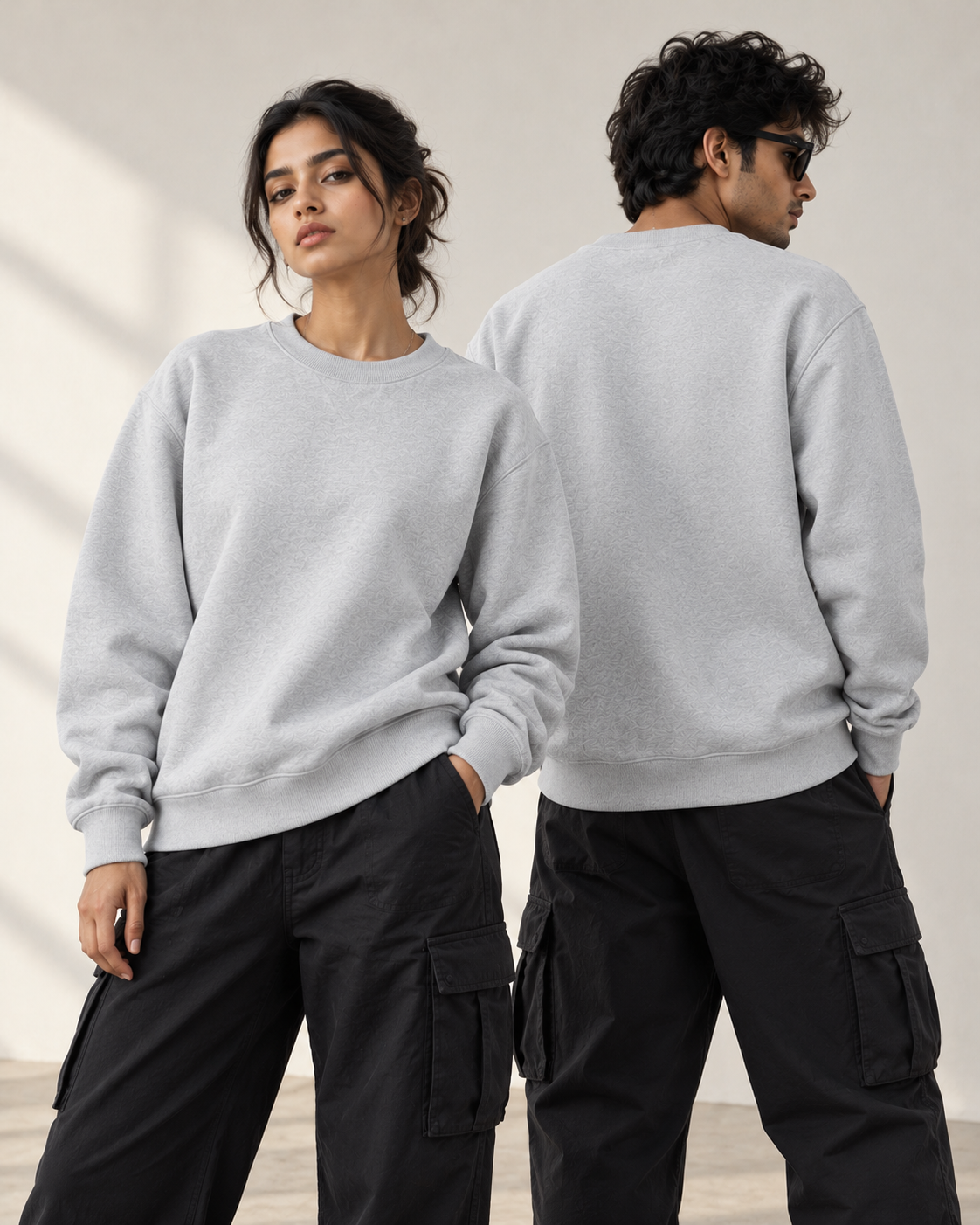 Grey Melange - Regular Sweatshirt