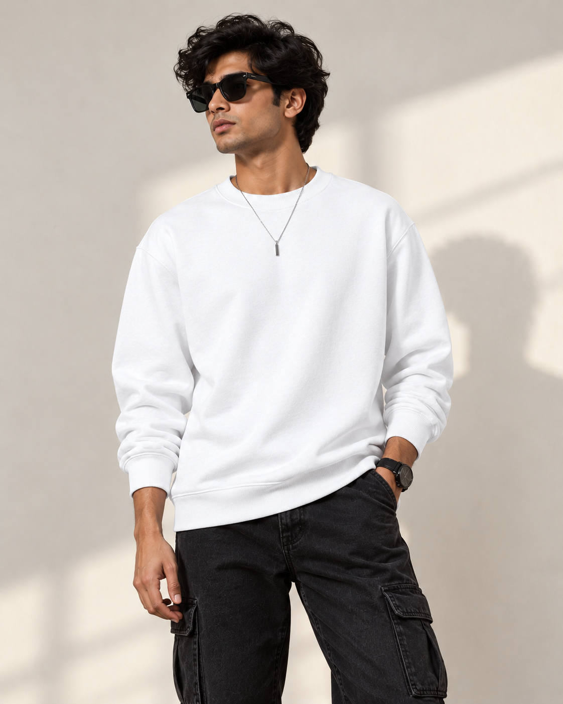 White - Regular Sweatshirt