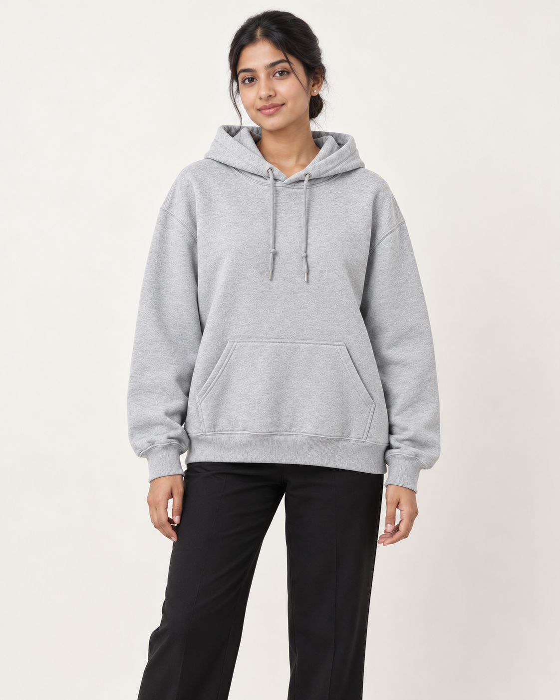 Grey Melange - Regular Hoodie