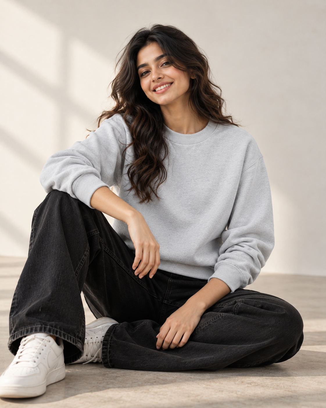 Grey Melange - Regular Sweatshirt