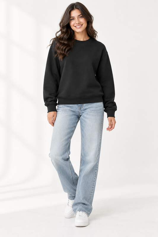 Black - Regular Sweatshirt