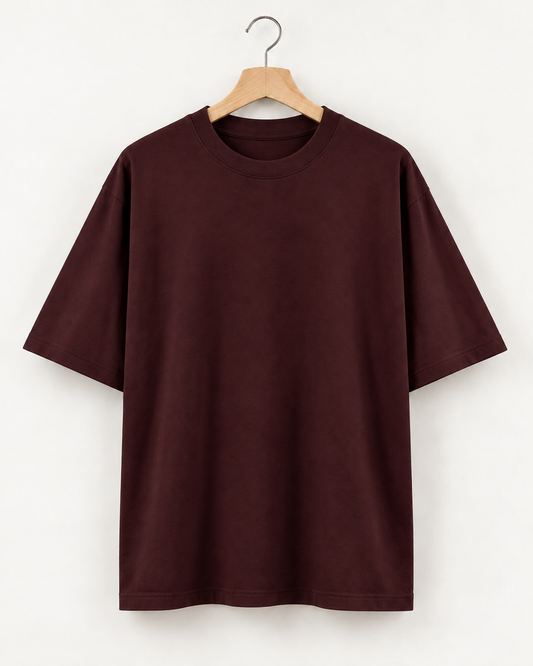 Maroon - Oversized T-Shirt