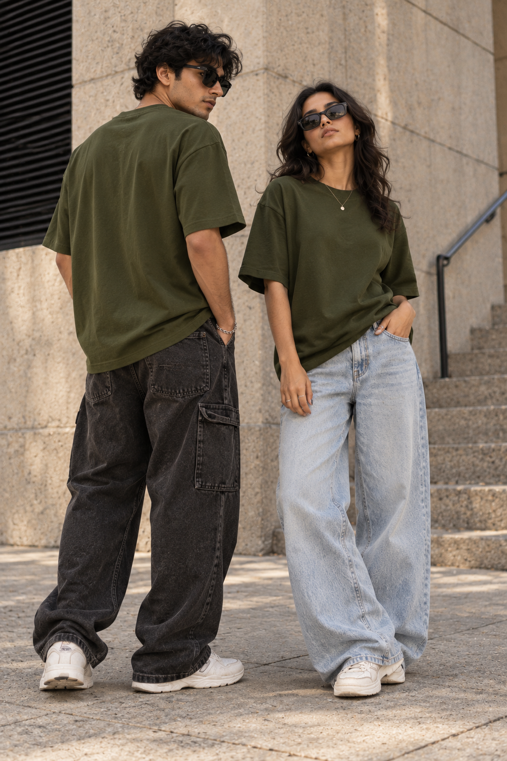 Olive Green - Oversized T-Shirt