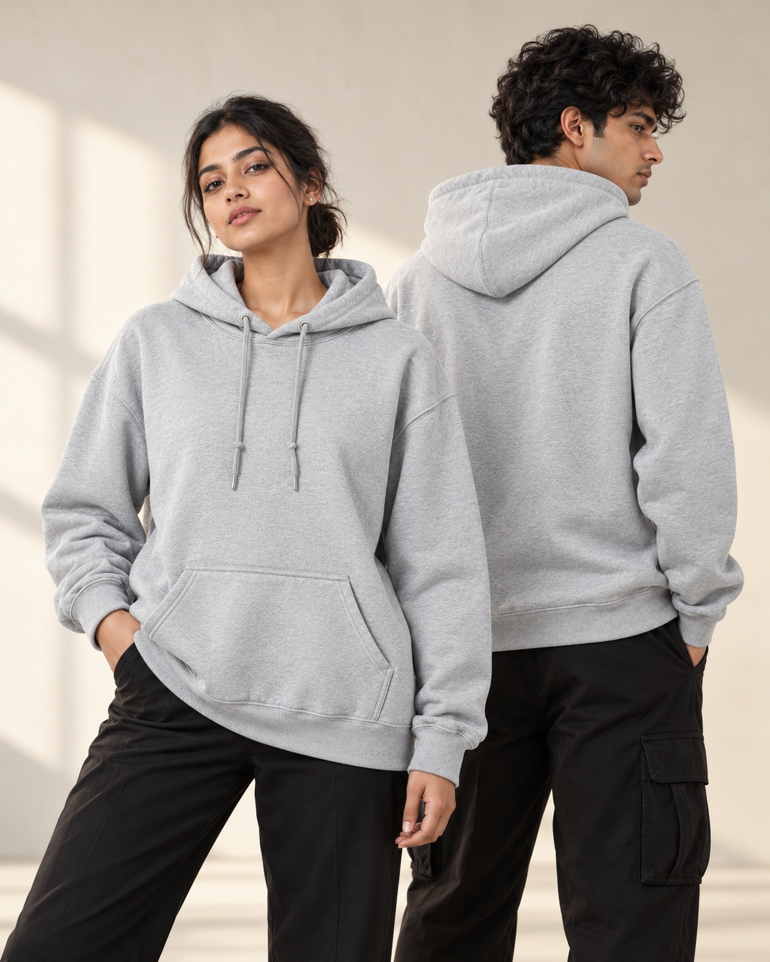 Grey Melange - Regular Hoodie