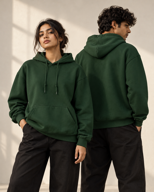 Bottle Green - Regular Hoodie