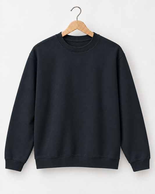 Navy Blue - Regular Sweatshirt