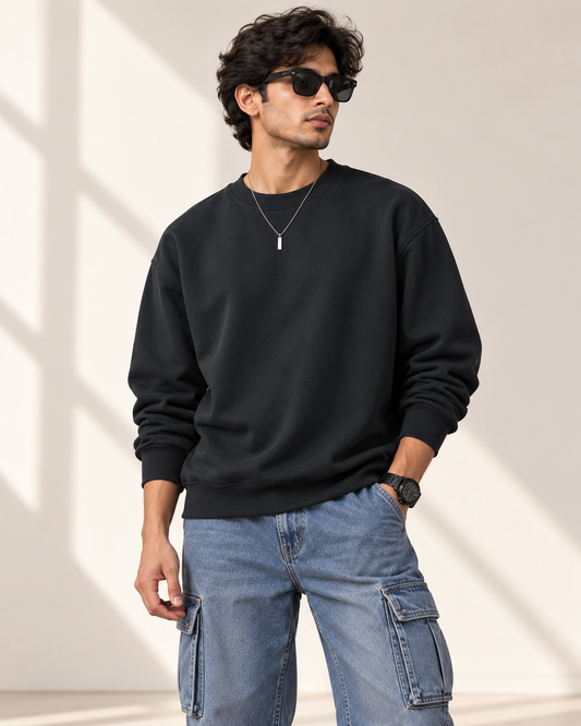 Navy Blue - Regular Sweatshirt