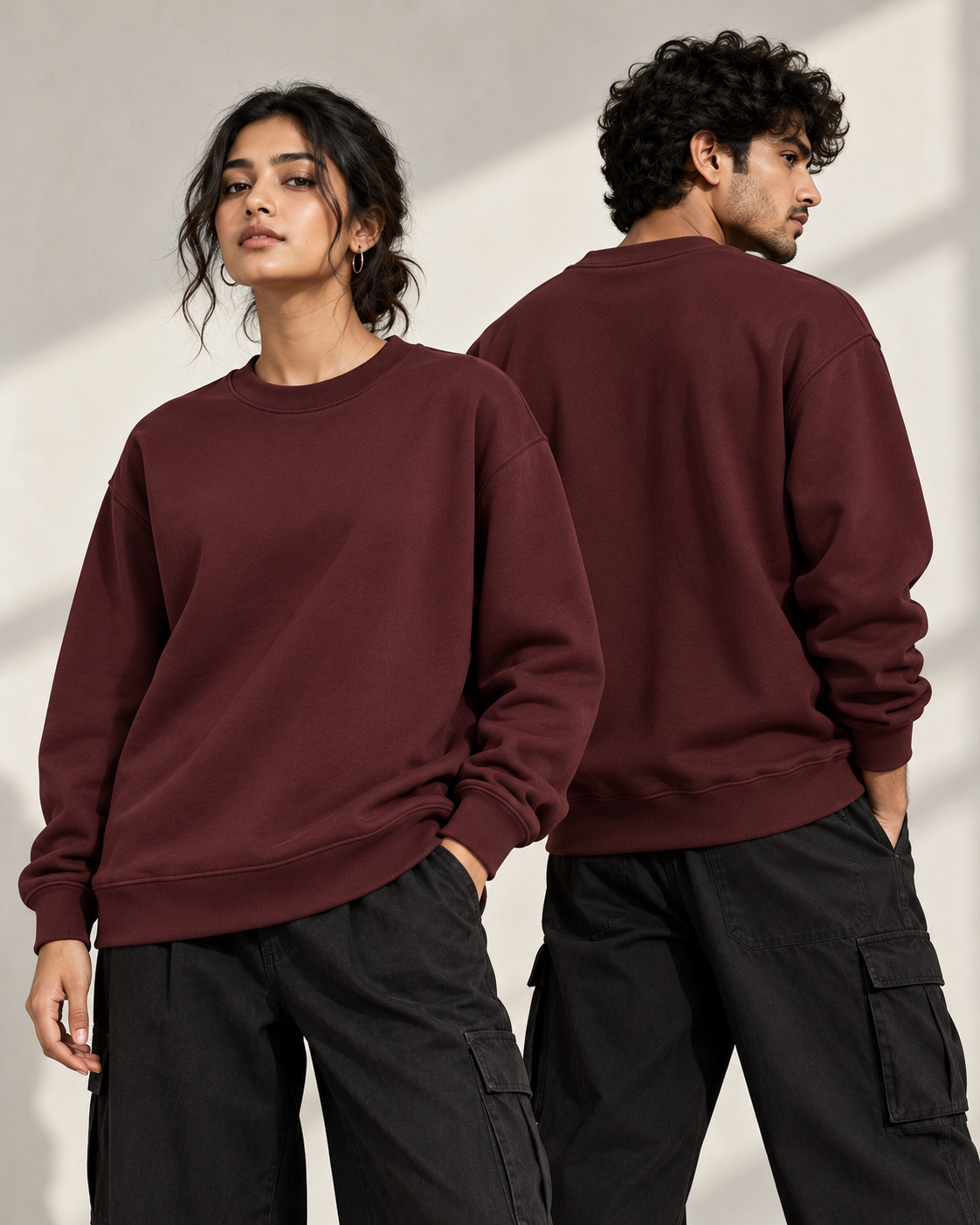 Maroon - Regular Sweatshirt